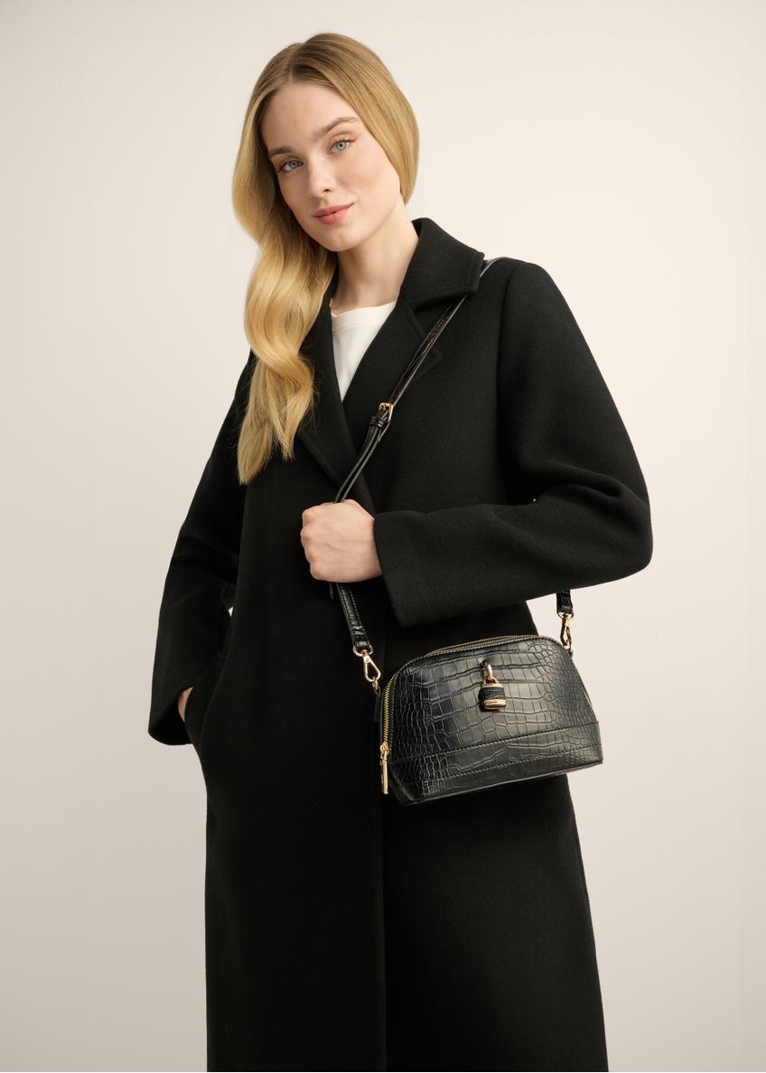 Black small croco bag TOREC-1331-9G(Z26)
