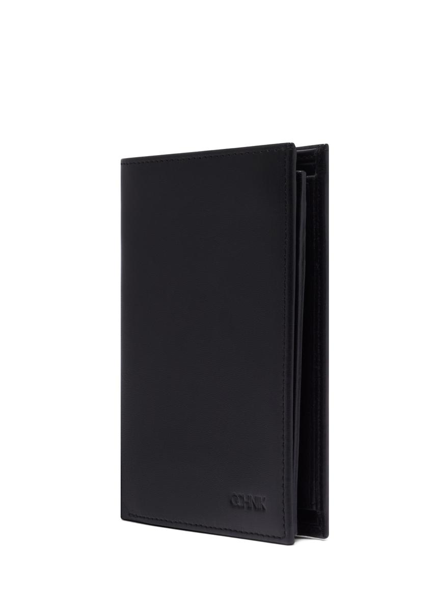 Black leather men's wallet PORMS-0713-99(Z26)