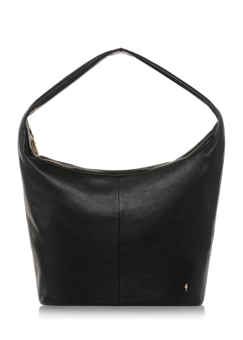 Women's leather hobo handbag TORES-0900-99(W23)-01