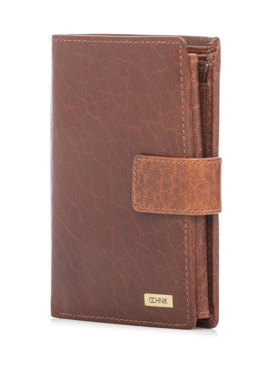 Men's leather wallet in cognac color PORMS-0692-1H(W26)