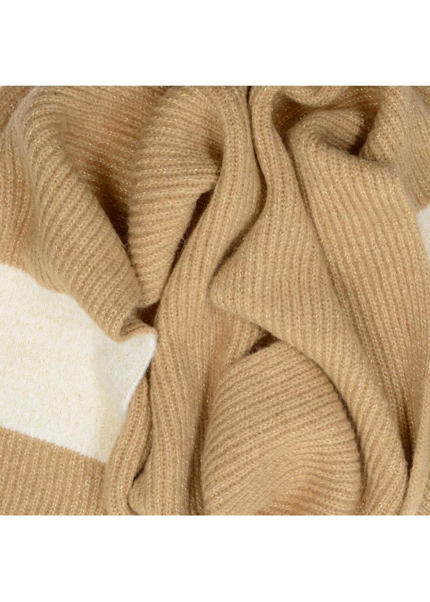 Beige women's scarf with OCHNIK logo SZADT-0125A-81(Z25)