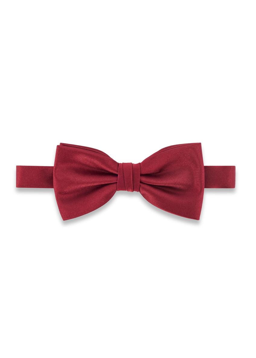 Men's burgundy bow tie MUCMT-0006-49(Z25)