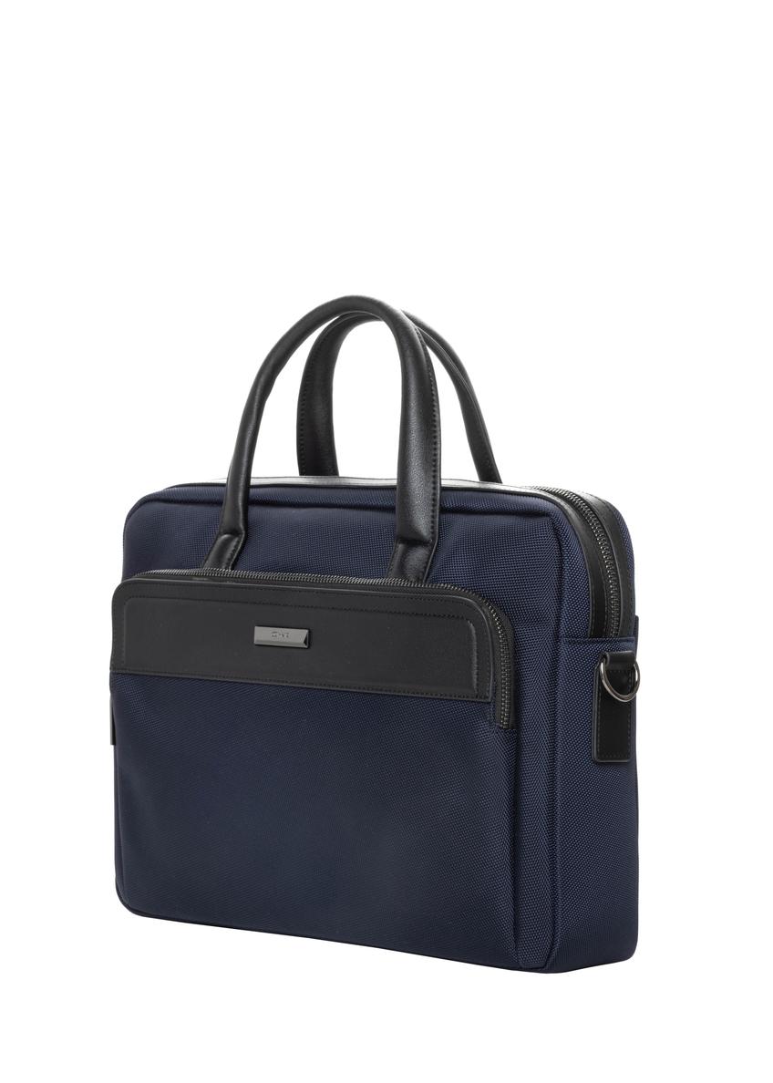 Navy blue men's laptop bag TORMN-0440-7D(Z26)