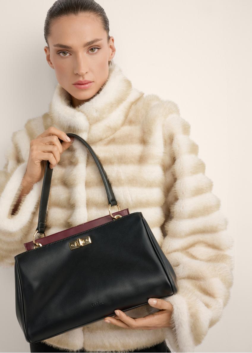 Black women's shoulder bag TOREC-1376-99(Z26)