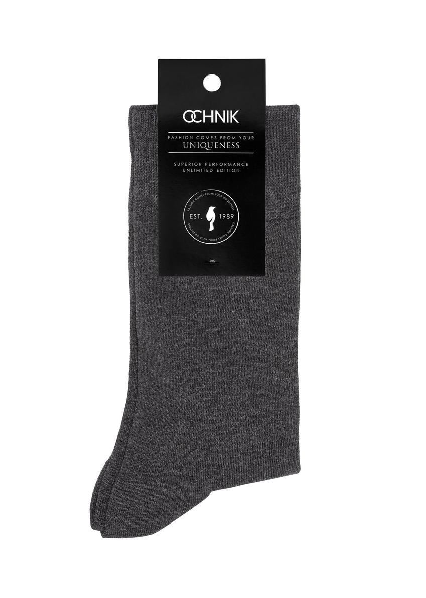 Long grey men's socks SKAMT-0175-91(Z23)