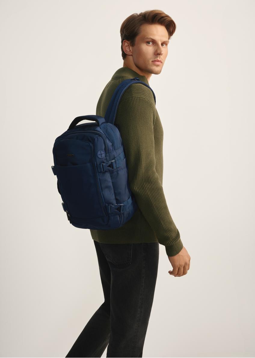 Navy blue airplane backpack PLCMN-0017-69(Z25)