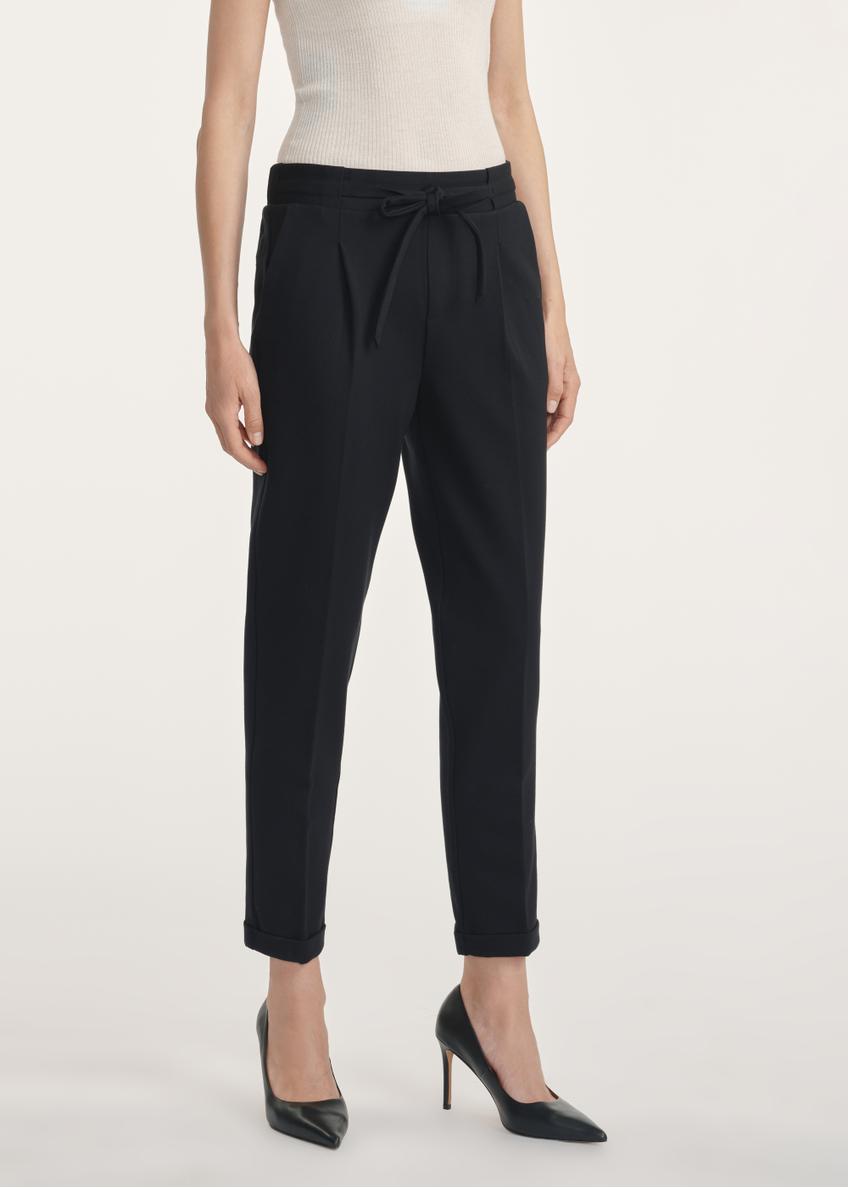 Black women's crease trousers SPODT-0098-99(Z25)