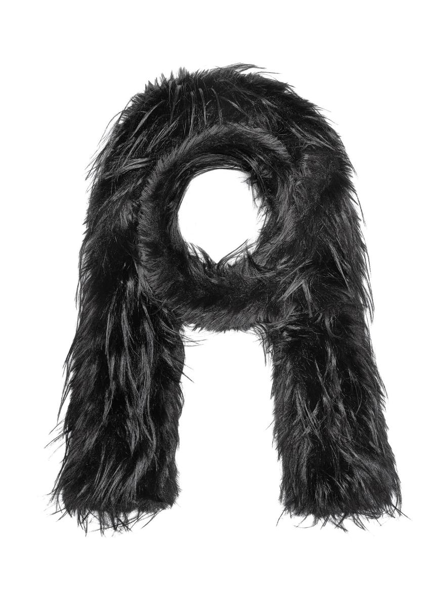 Black women's scarf SZADF-0033-99(Z24)