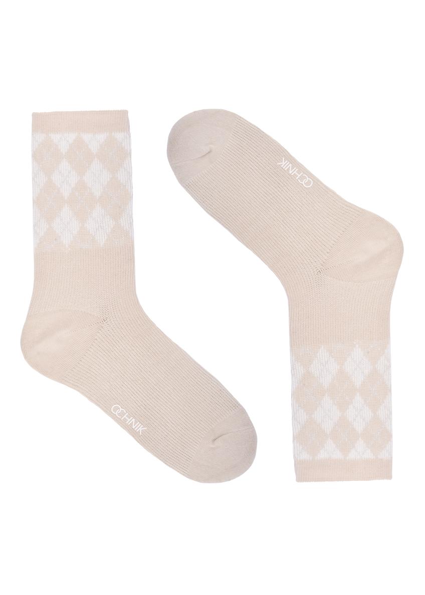 Set of women's patterned socks ZESDT-0050-00(Z26)