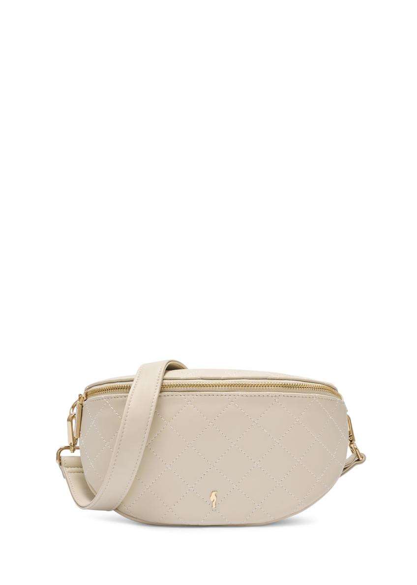 Quilted white women's bag TOREC-0878-0B(W26)