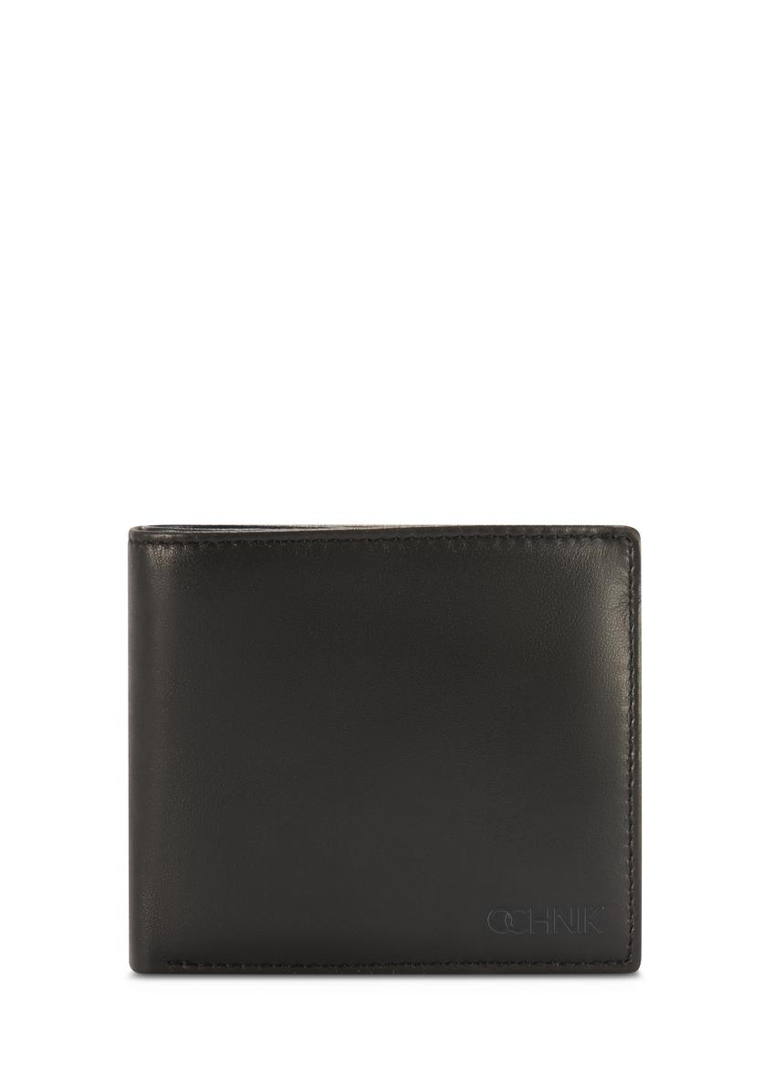 Black leather men's wallet PORMS-0627A-98(Z25)
