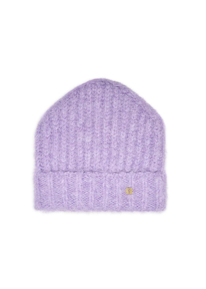 Light purple women's wool hat CZADT-0205-6A(Z26), front product view on white background.