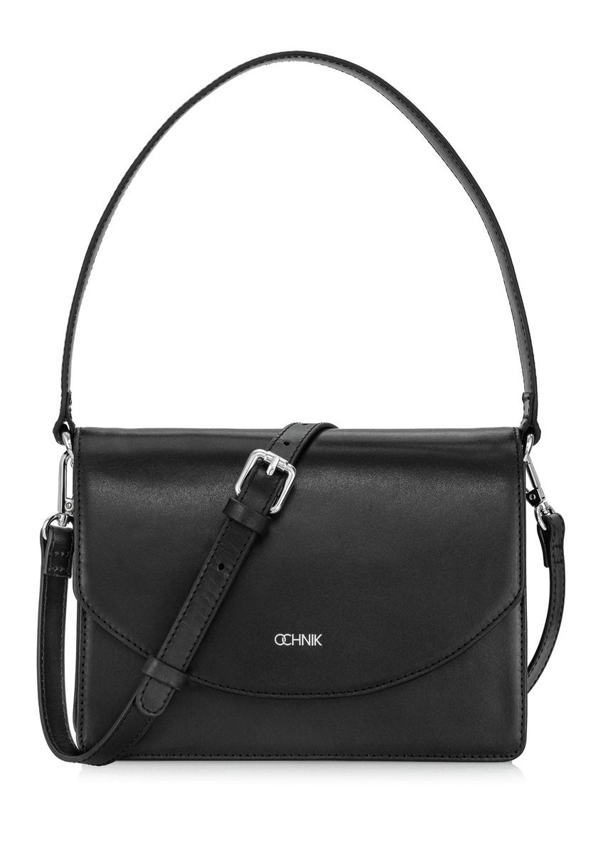 Women's black leather handbag TORES-1059-99(Z24)-07