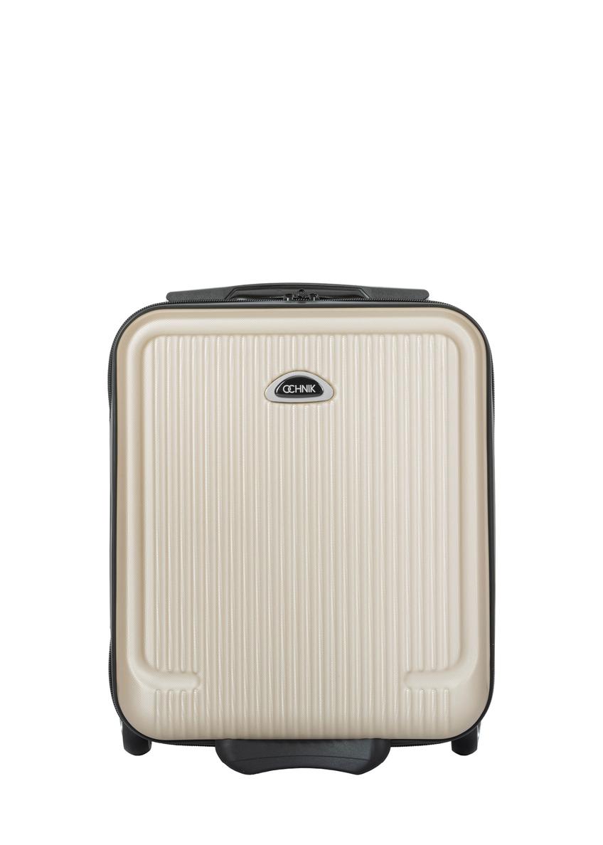 Cabin suitcase on wheels WALAB-0053-0X-16(W26), front view of the product on a white background.