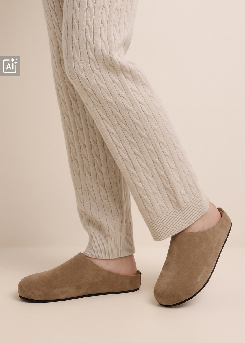 Women's cool beige slippers BUTYD-1322-1K(Z26)