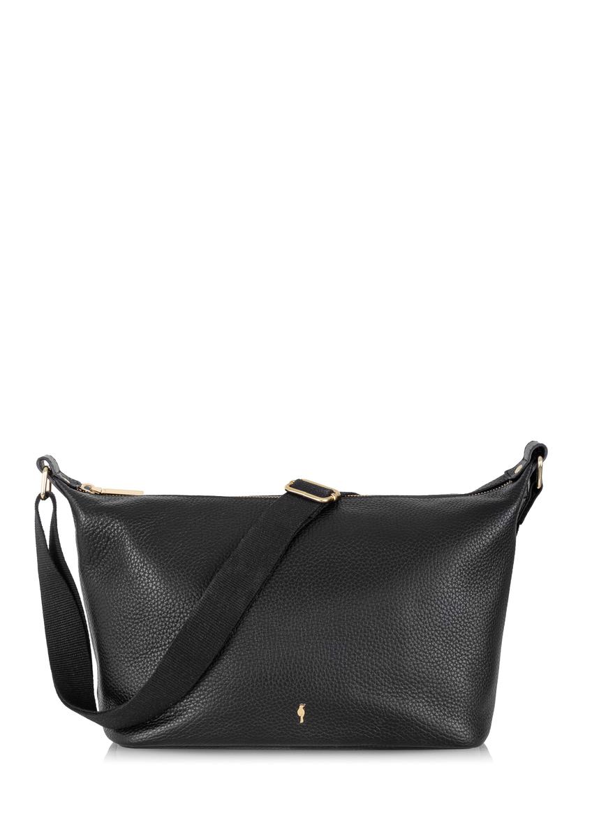 Women's leather handbag in black TORES-0984-99(W24)-08