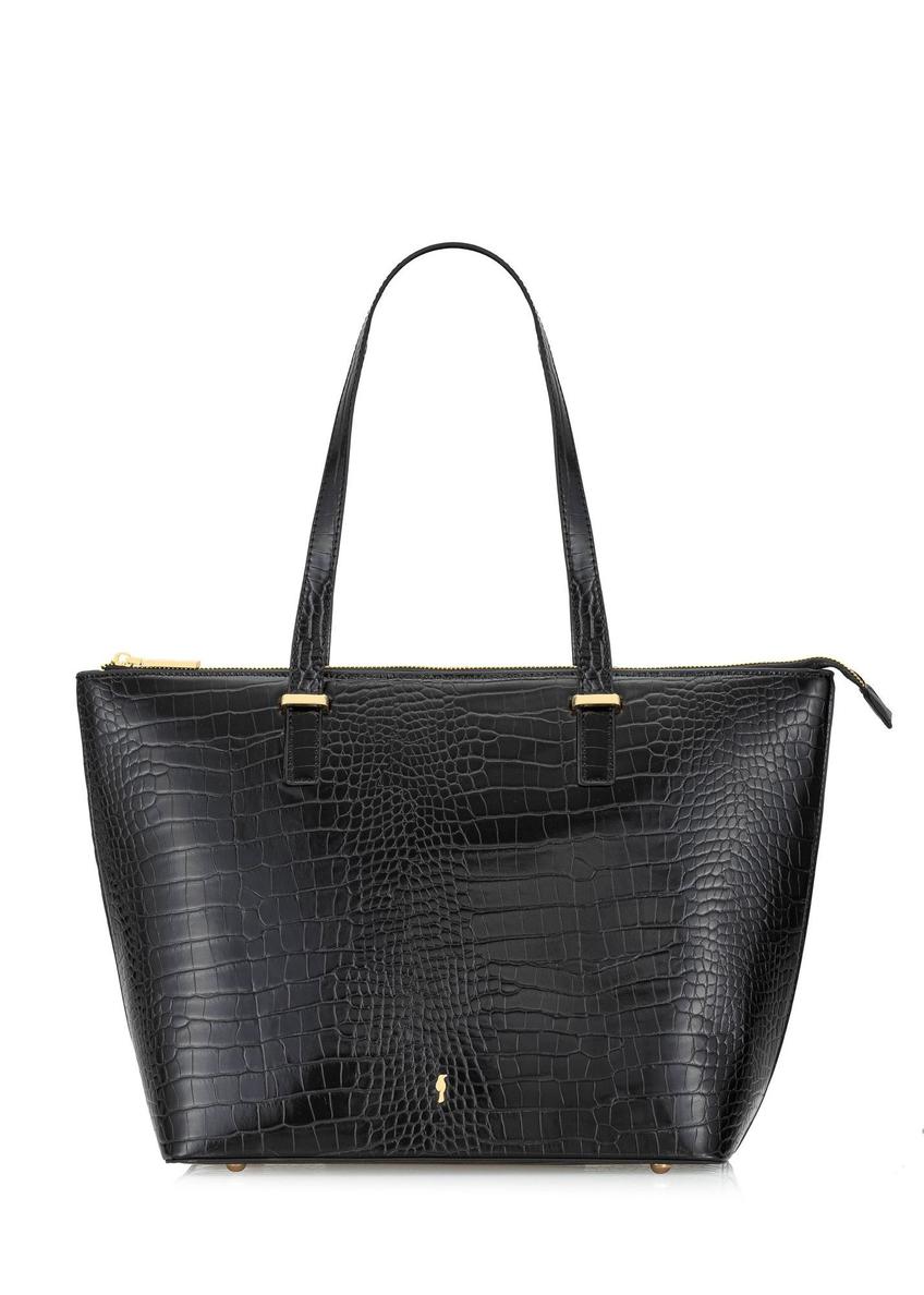 Elegant women's shopper bag TOREC-0953A-97(Z25), front product view on white background.