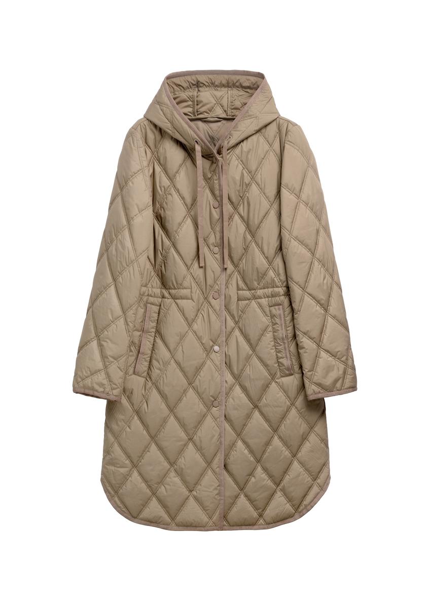 Women's dark beige jacket KURDT-0579-1K(Z26)