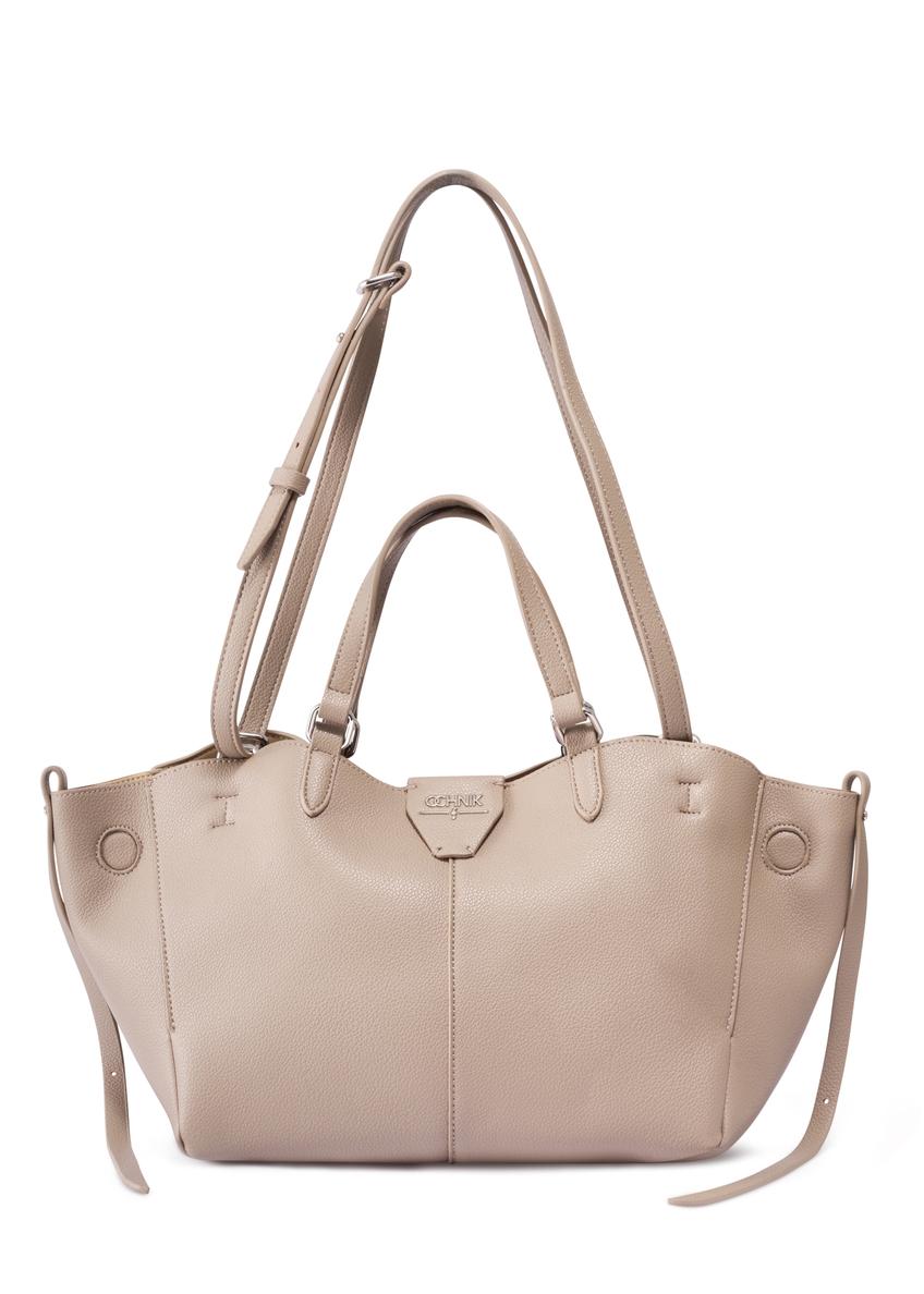 Dark beige women's handbag TOREC-1231-1K(Z26)