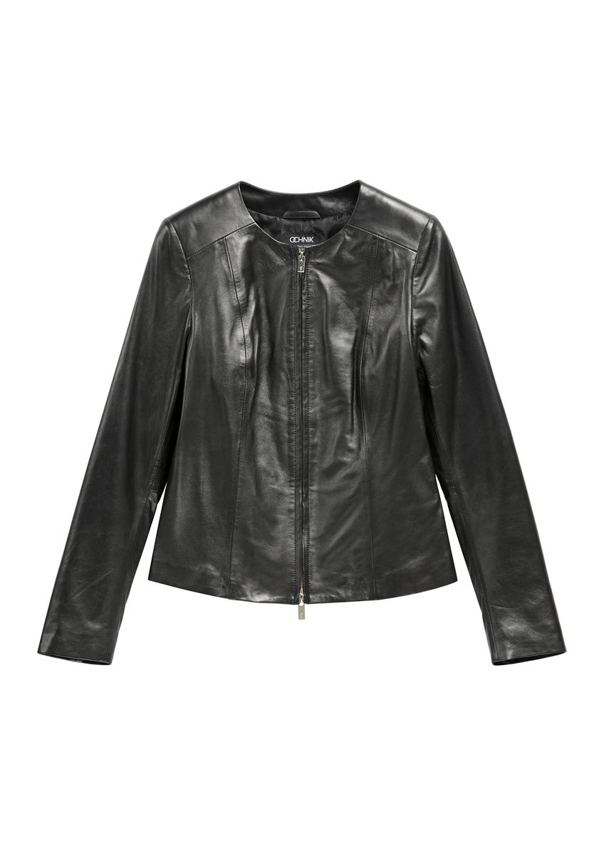 Women's classic leather jacket KURDS-0209-1339(KS)