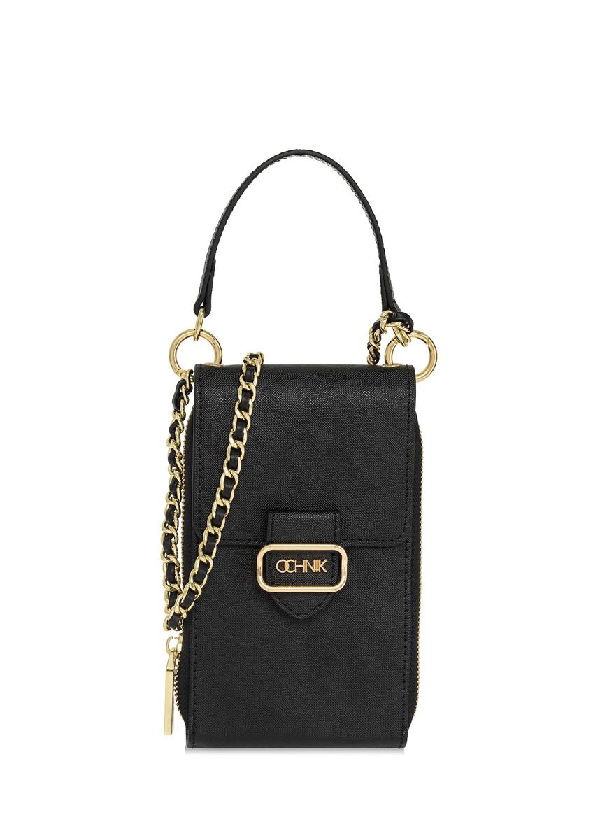 Black women's bag on a chain TOREC-1010-99(W25)