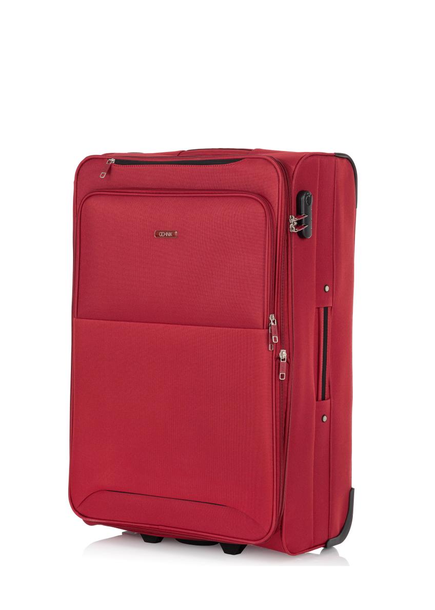 Large suitcase on wheels WALNY-0033-42-28(W24)