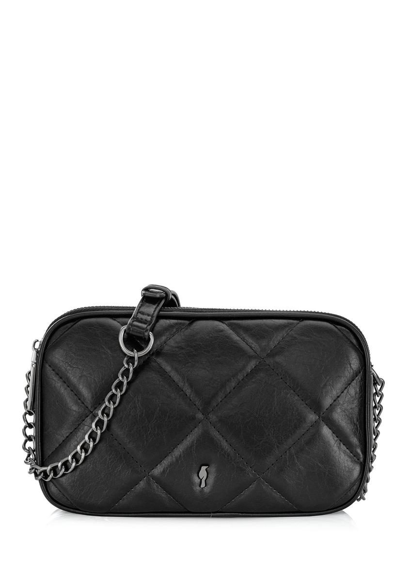 Roomy quilted black women's handbag TOREC-0955-99(Z24)-01