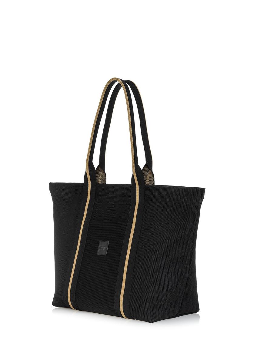 Black women's shopper bag TOREN-0311-99(W25)