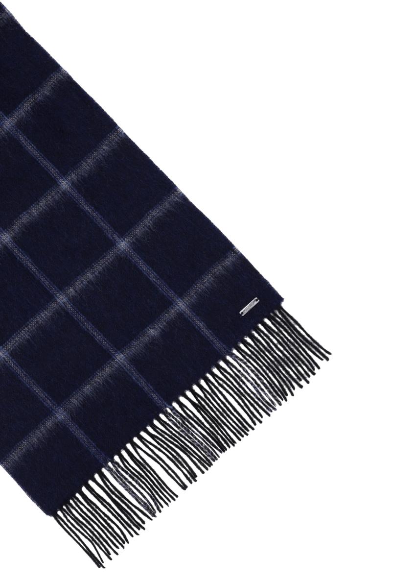 Men's woolen checkered scarf SZAMT-0087-9J(Z26)