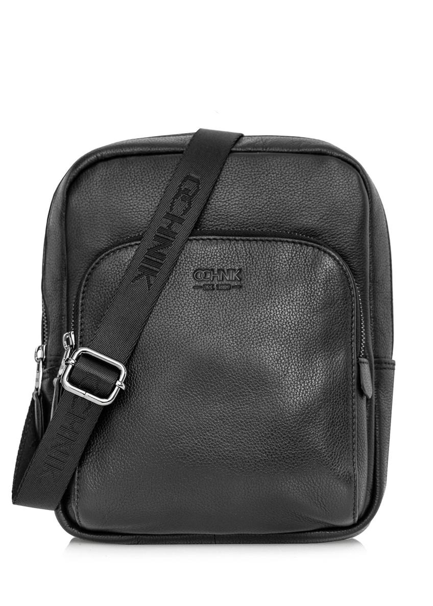 Black leather men's bag TORMS-0016C-99(Z24)