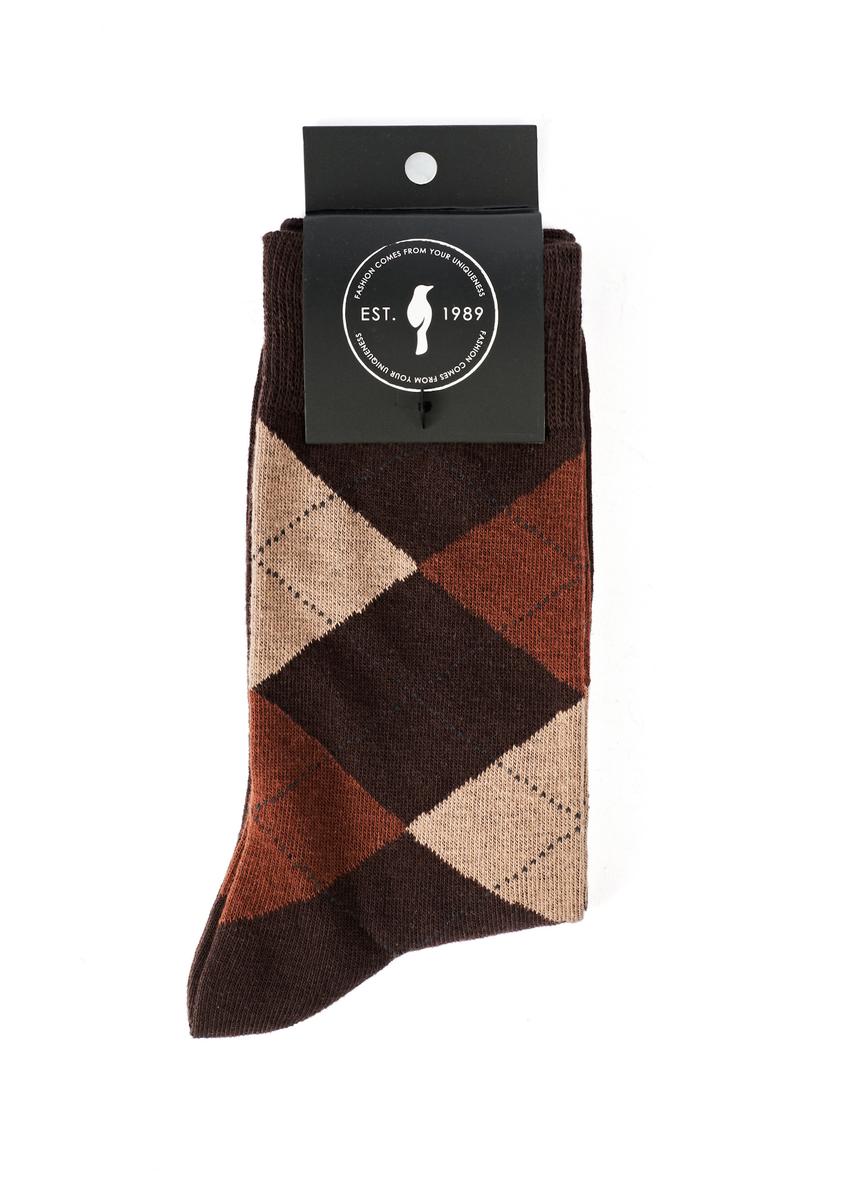Men's long socks with pattern SKAMT-0197-89(Z25)