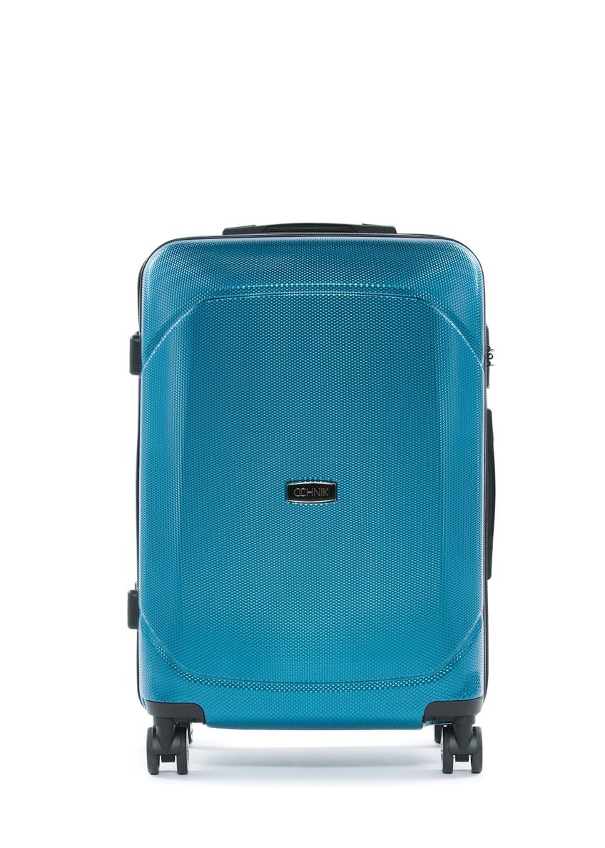 Medium suitcase on wheels WALPC-0014-7B-24(W26), front product view on white background.
