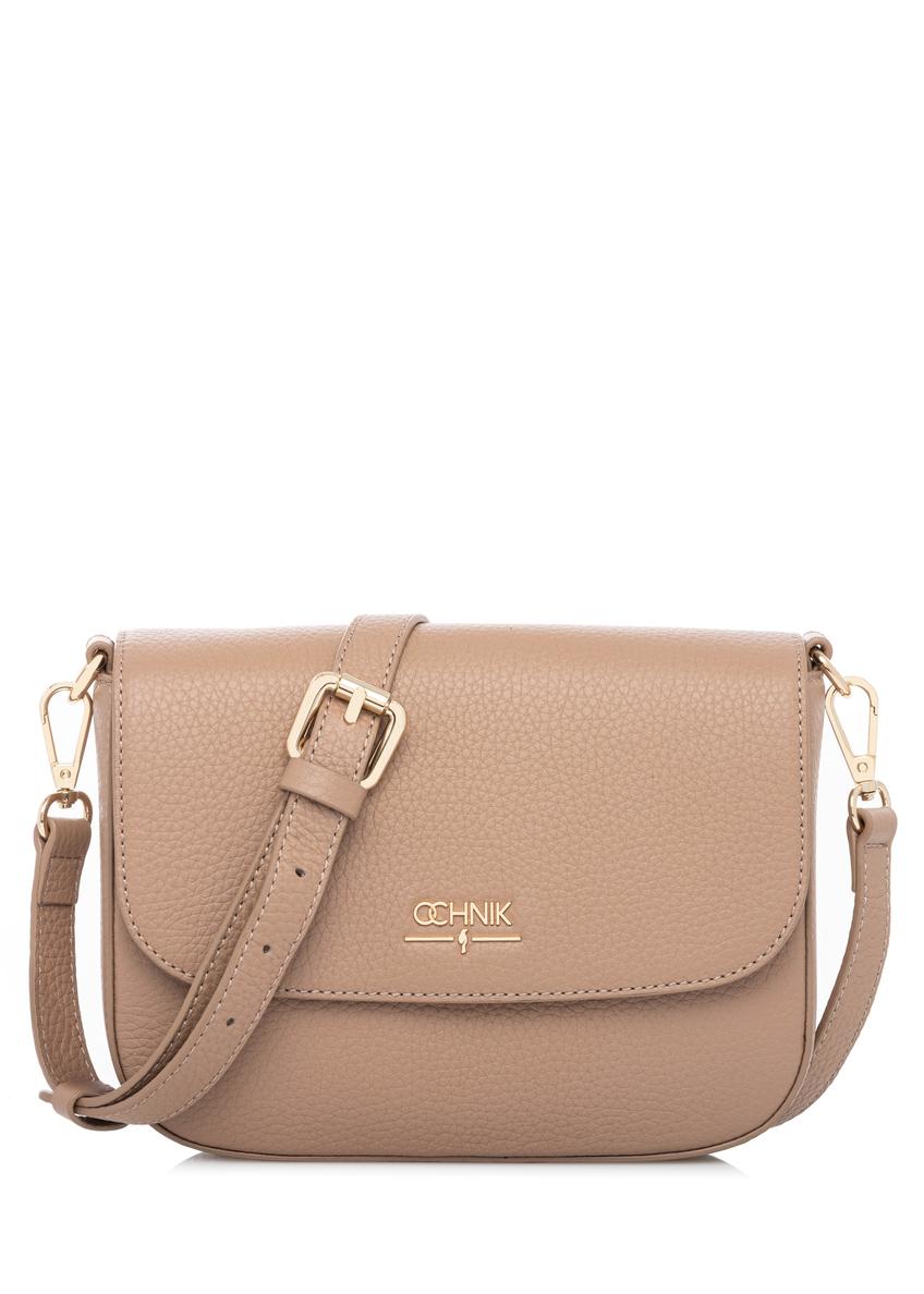 Pink women's messenger bag TORES-1282-5D(W26) - front product view, on white background.