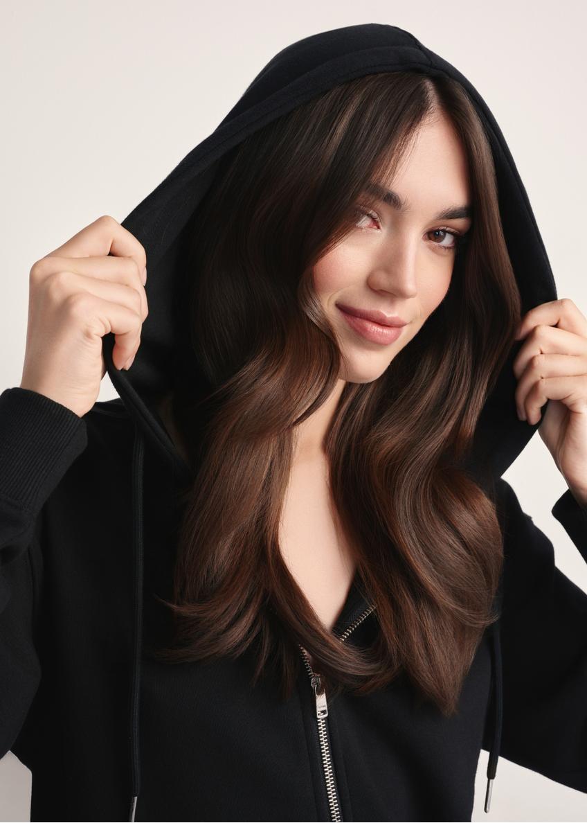 Black women's hoodie BLZDT-0115-99(Z25)