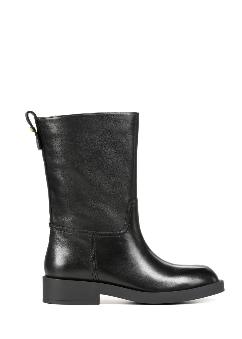Women's leather ankle boots BUTYD-1216-99(Z25)
