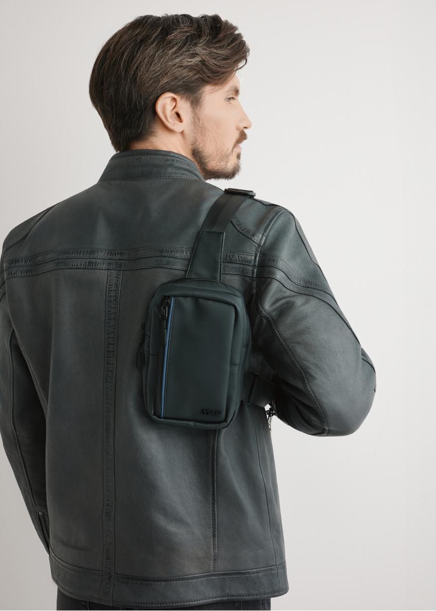 Black men's shoulder bag TORMN-0393-9J(W26)