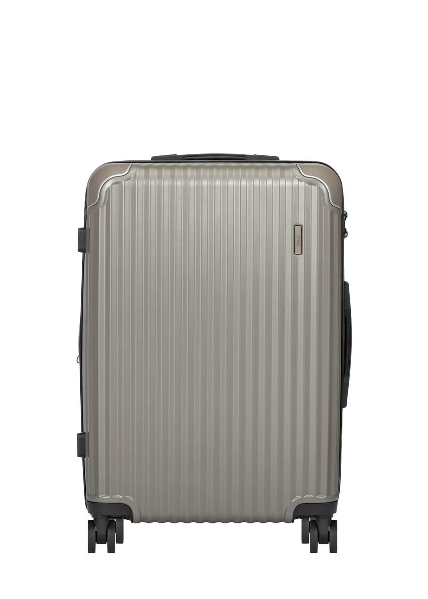 Medium suitcase on wheels WALAB-0073-2X-24(W26), front product view on white background.