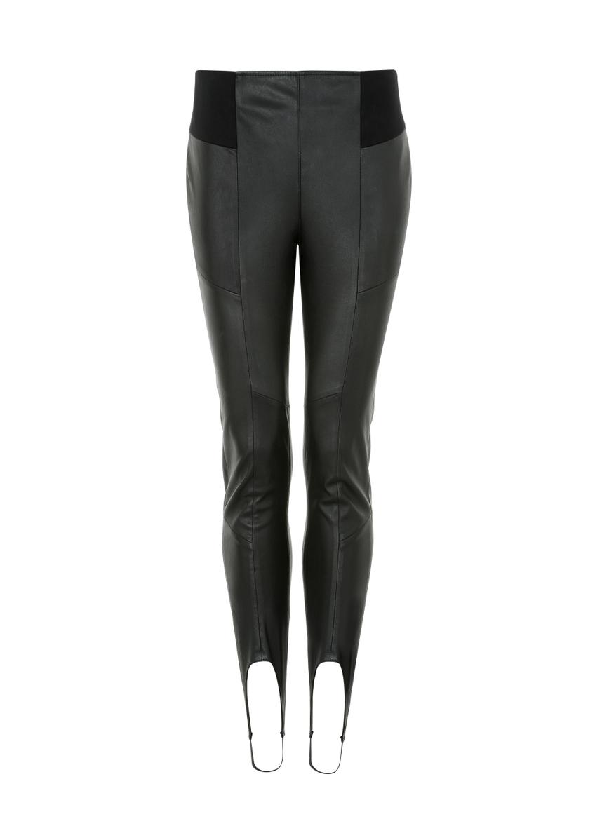 Women's leather "skiers" SPODS-0025-5323(Z22)