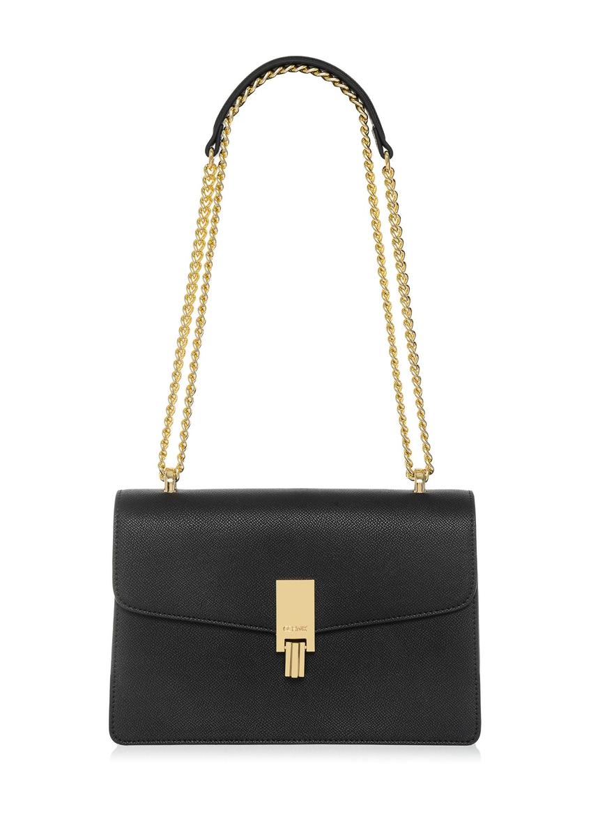 Black women's handbag on a chain TOREC-1023-99(W25)-08