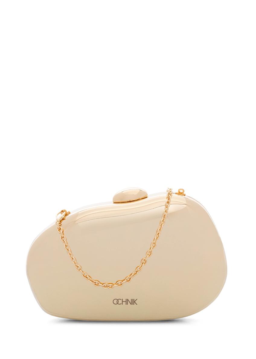 Gold oval small women's handbag TOREC-1211-2X(W26)
