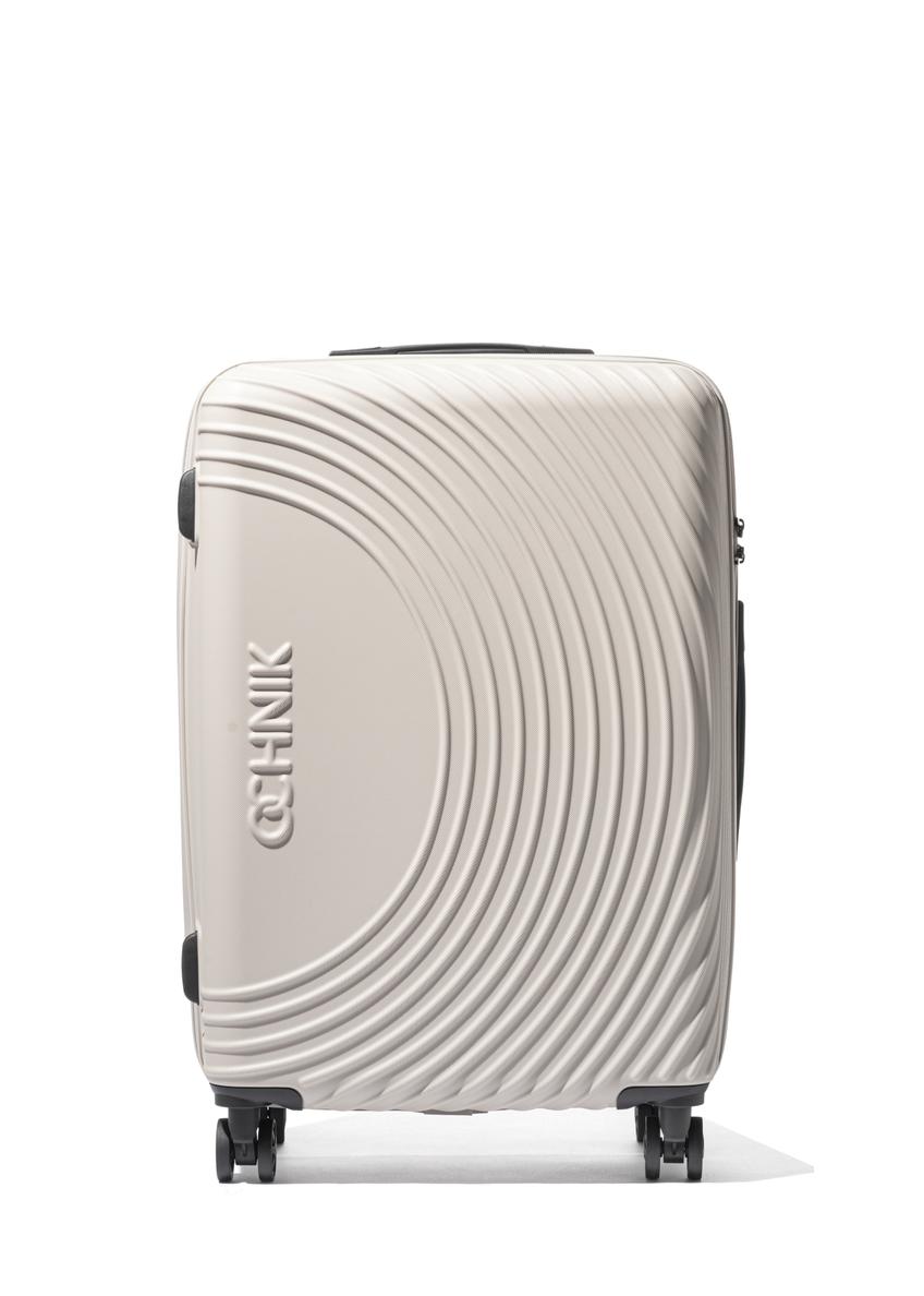 Medium wheeled suitcase WALAB-0088-1A-24(W26), front view on a white background.
