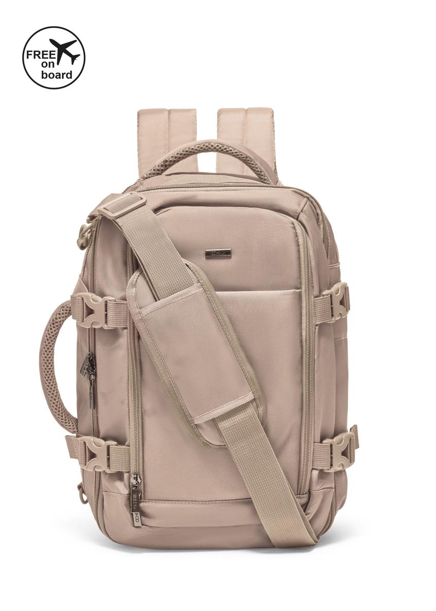 Dark beige airplane backpack PLCMN-0017-1C(Z26)