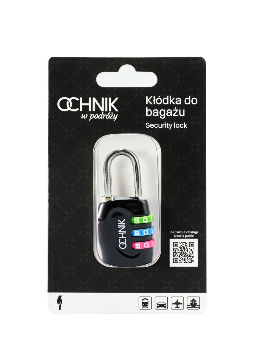 Black combination padlock AW-015-0001-99(W25)