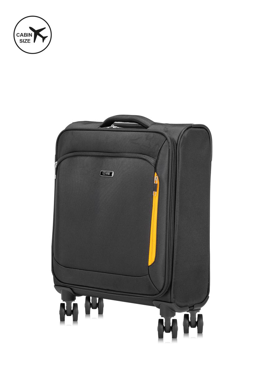 Small suitcase on wheels WALNY-0042-99-19(W25)