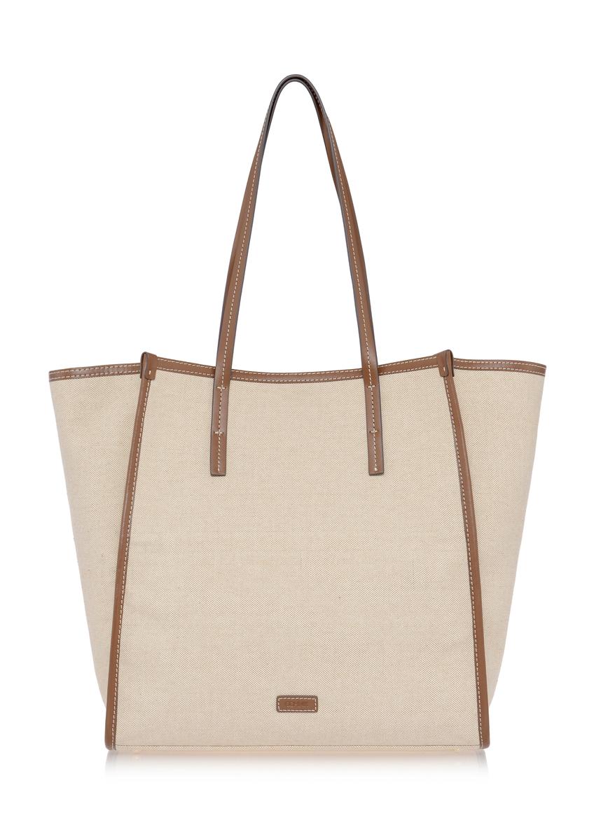 Large women's handbag with leather straps TORES-0930-81(W23)-01