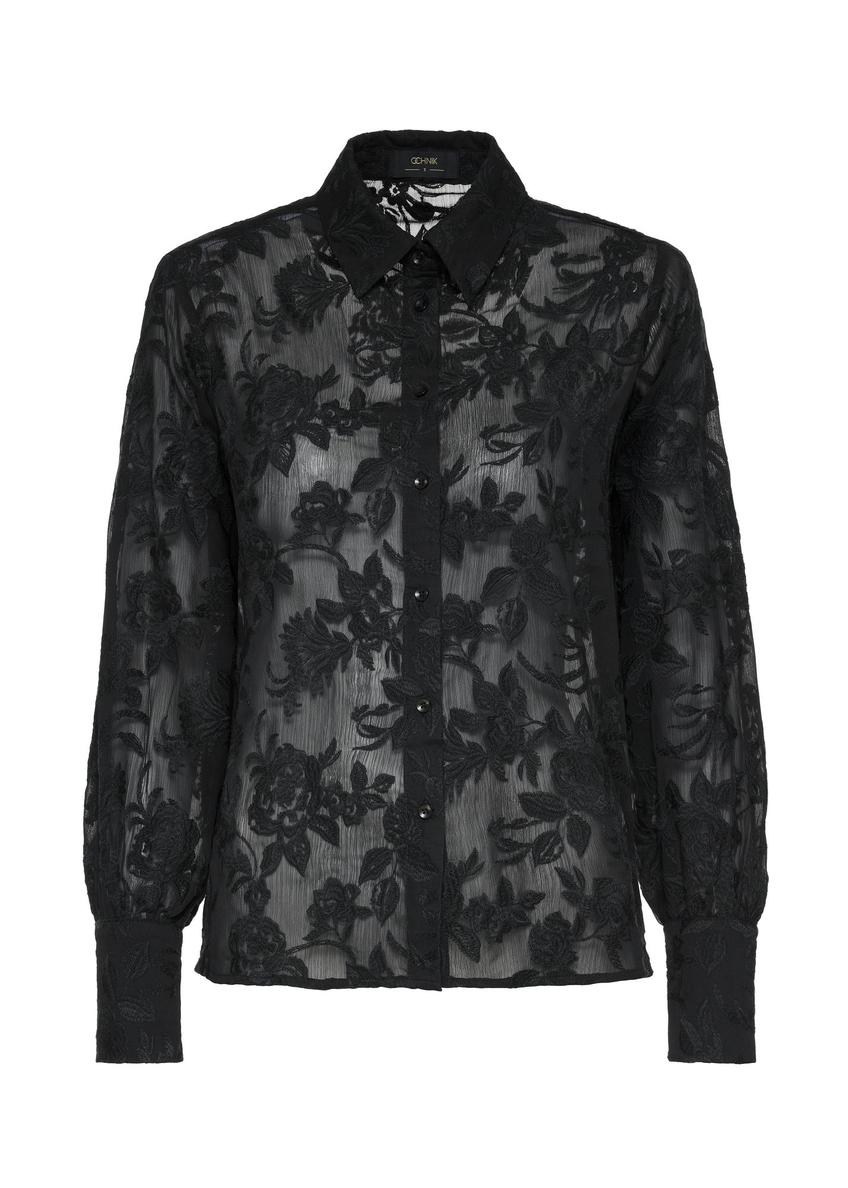 Transparent women's shirt KOSDT-0160-99(Z24)-01