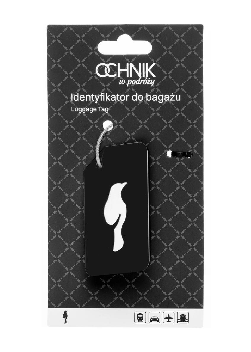 Black luggage tag AW-012-0003-99(W26)