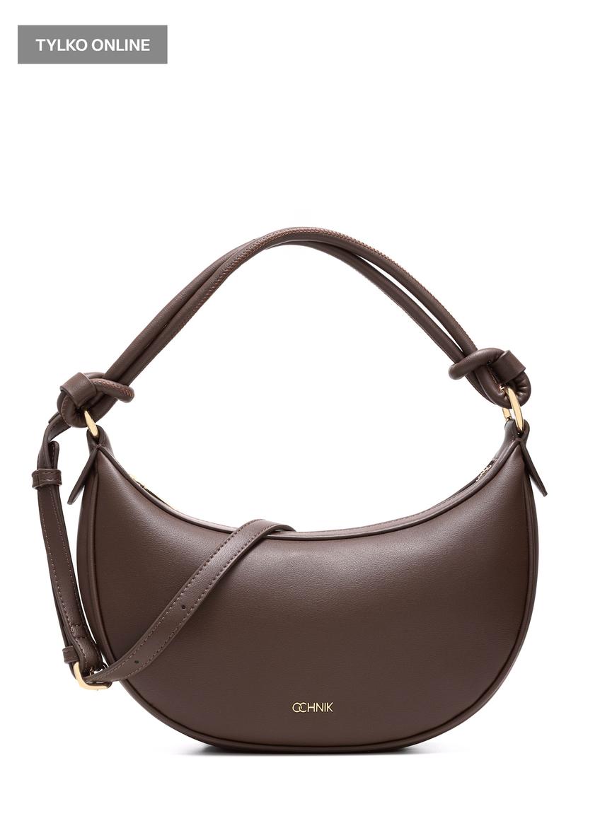 Brown small women's hobo bag TOREC-1097-89(Z25)