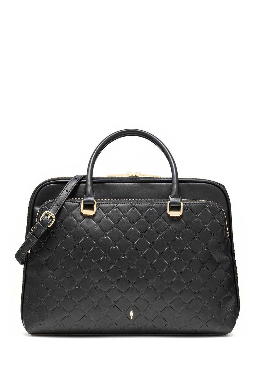 Black large women's bag TOREC-0978A-98(Z25), front product view on white background.