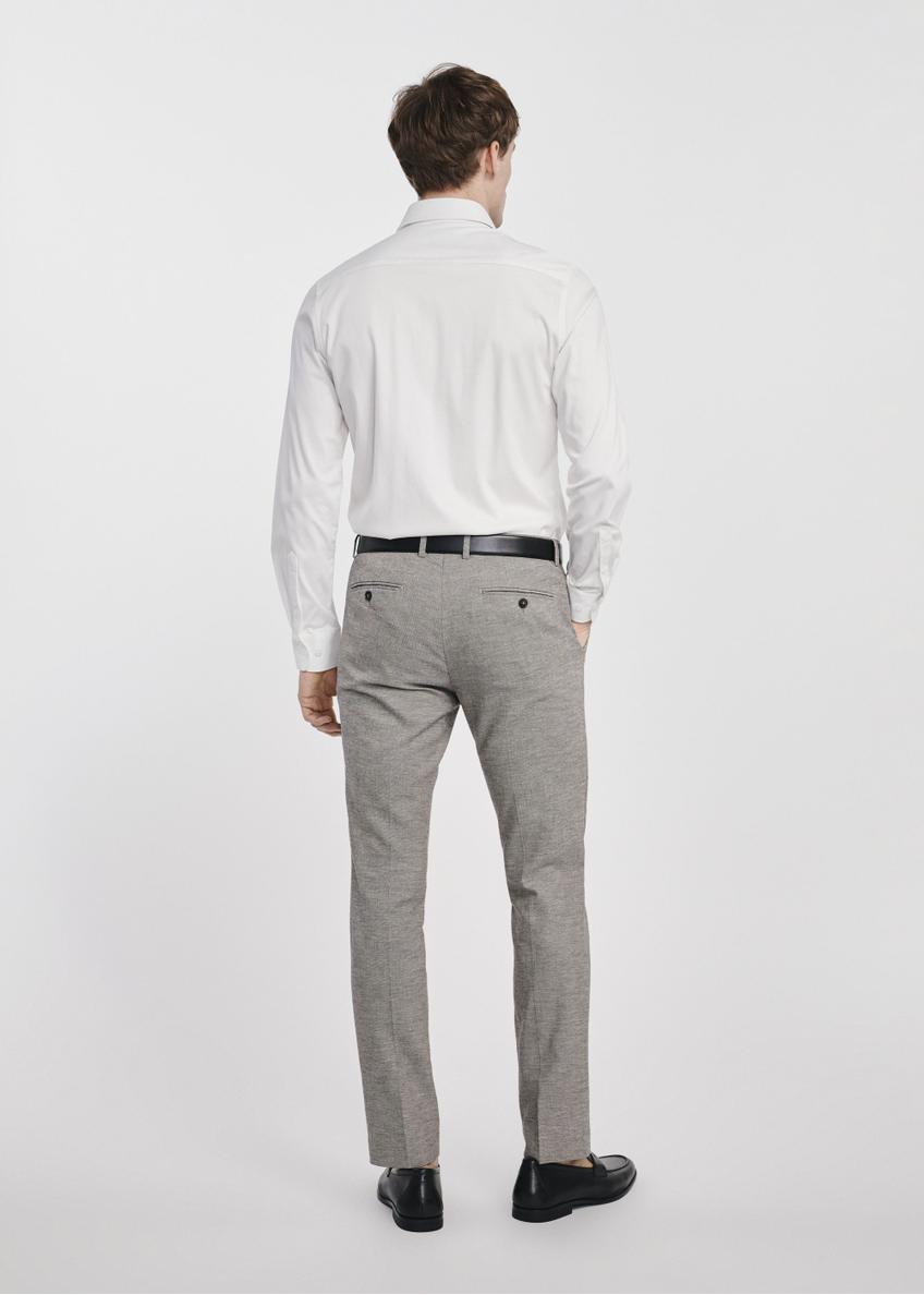 Beige men's suit pants SPOMT-0098-81(W25)